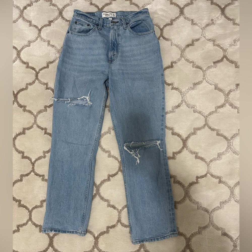 Classic Blue Distressed Jeans